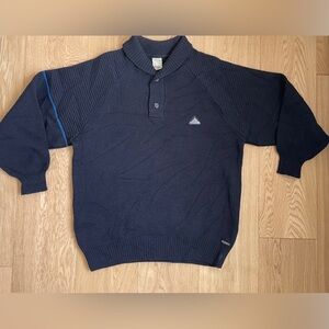 Men's Navy Saint James knit sweater